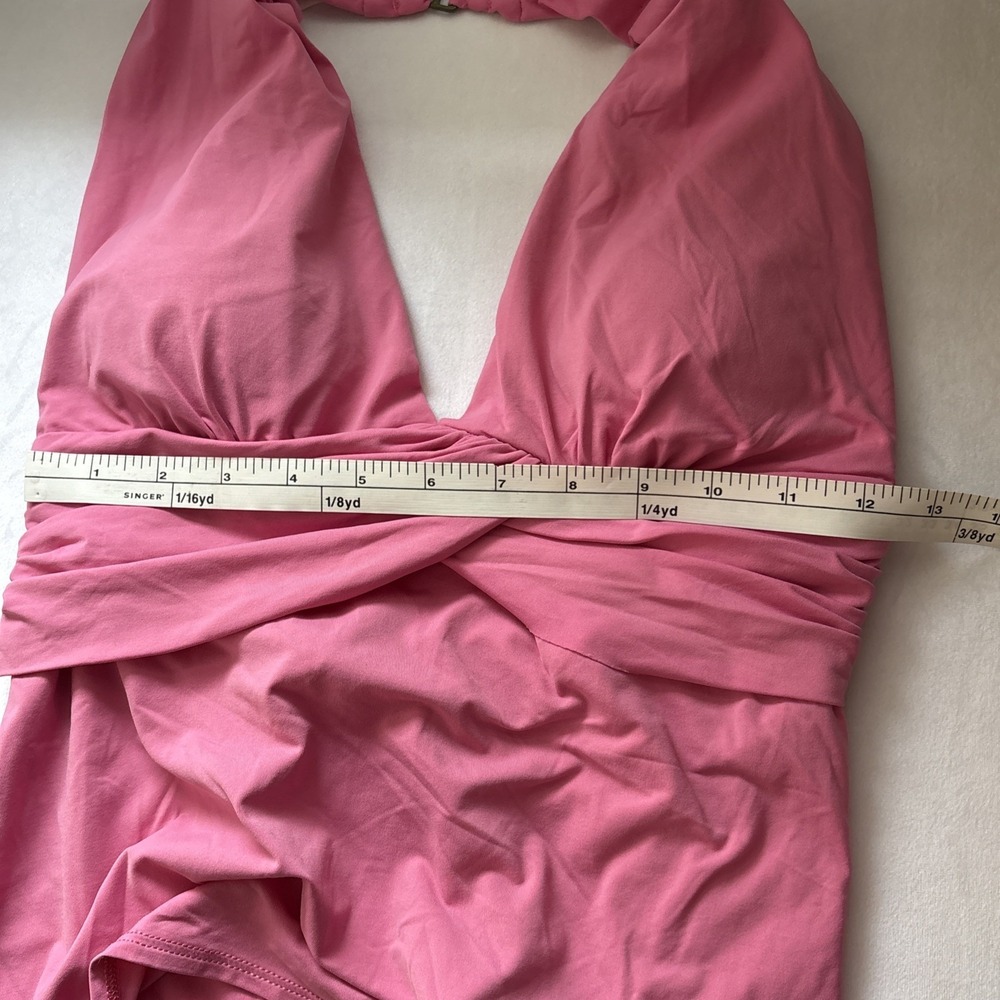 VTG Lauren Ralph Lauren True Y2K  Babydoll Halter Swim Top Open Back Festival - Picture 12 of 13